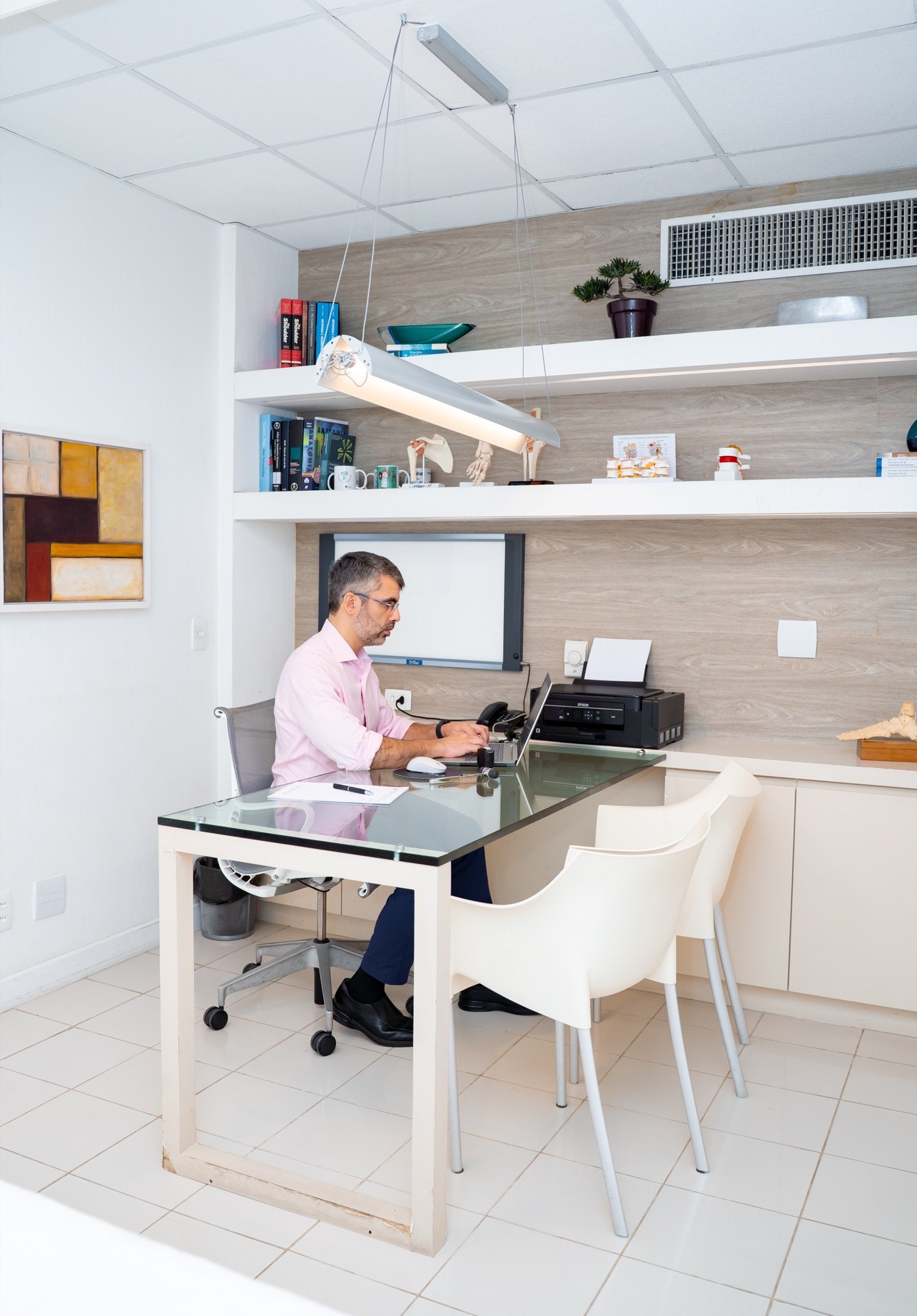 Sala de atendimento do consultório